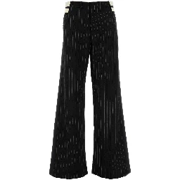 EXPOSED WAISTBAND TAILORING TROUSER