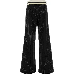 EXPOSED WAISTBAND TAILORING TROUSER