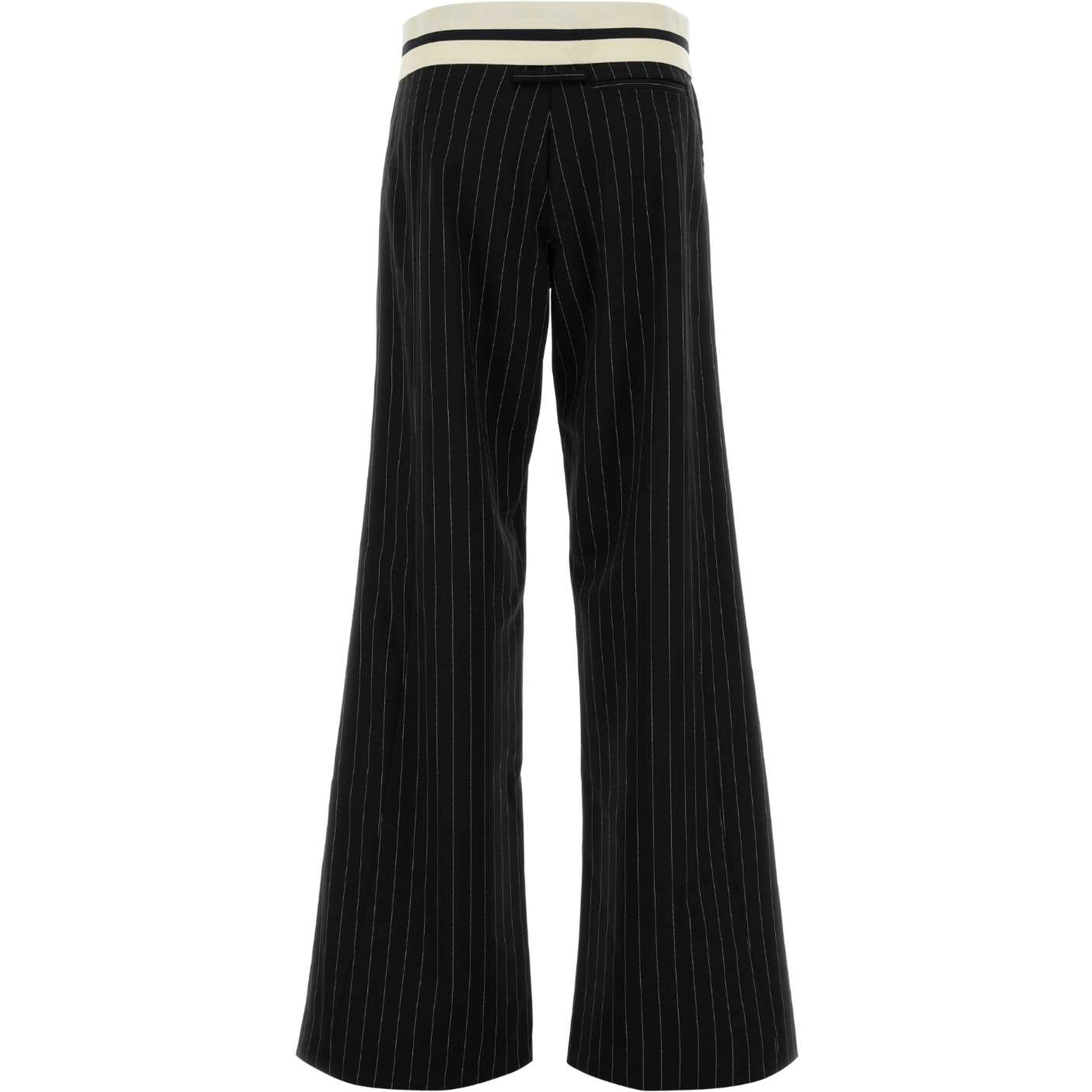 EXPOSED WAISTBAND TAILORING TROUSER