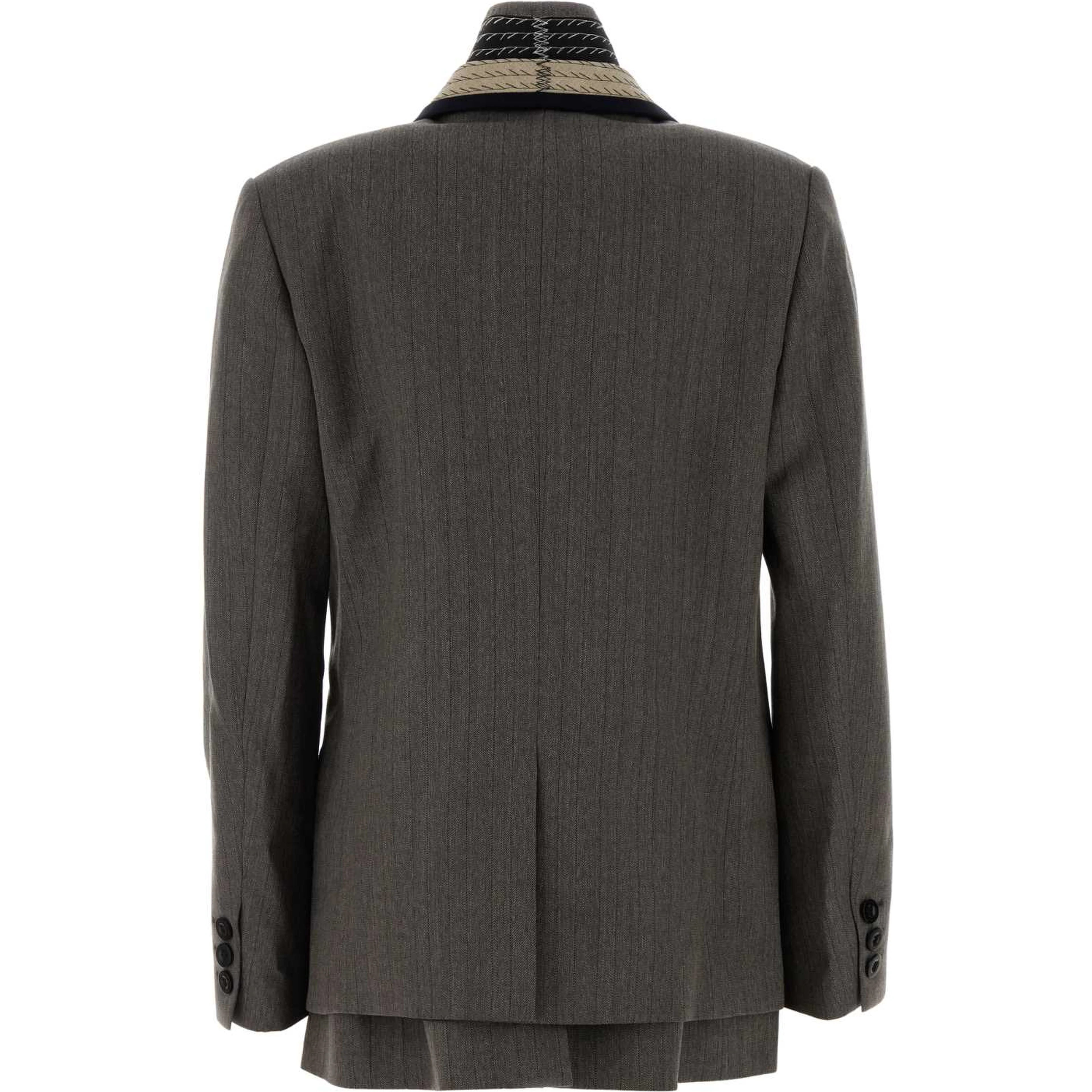 HERRINGBONE SUITING JACKET