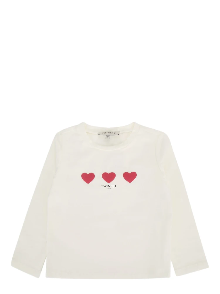 MAGLIA MANICA LUNGA CUORI