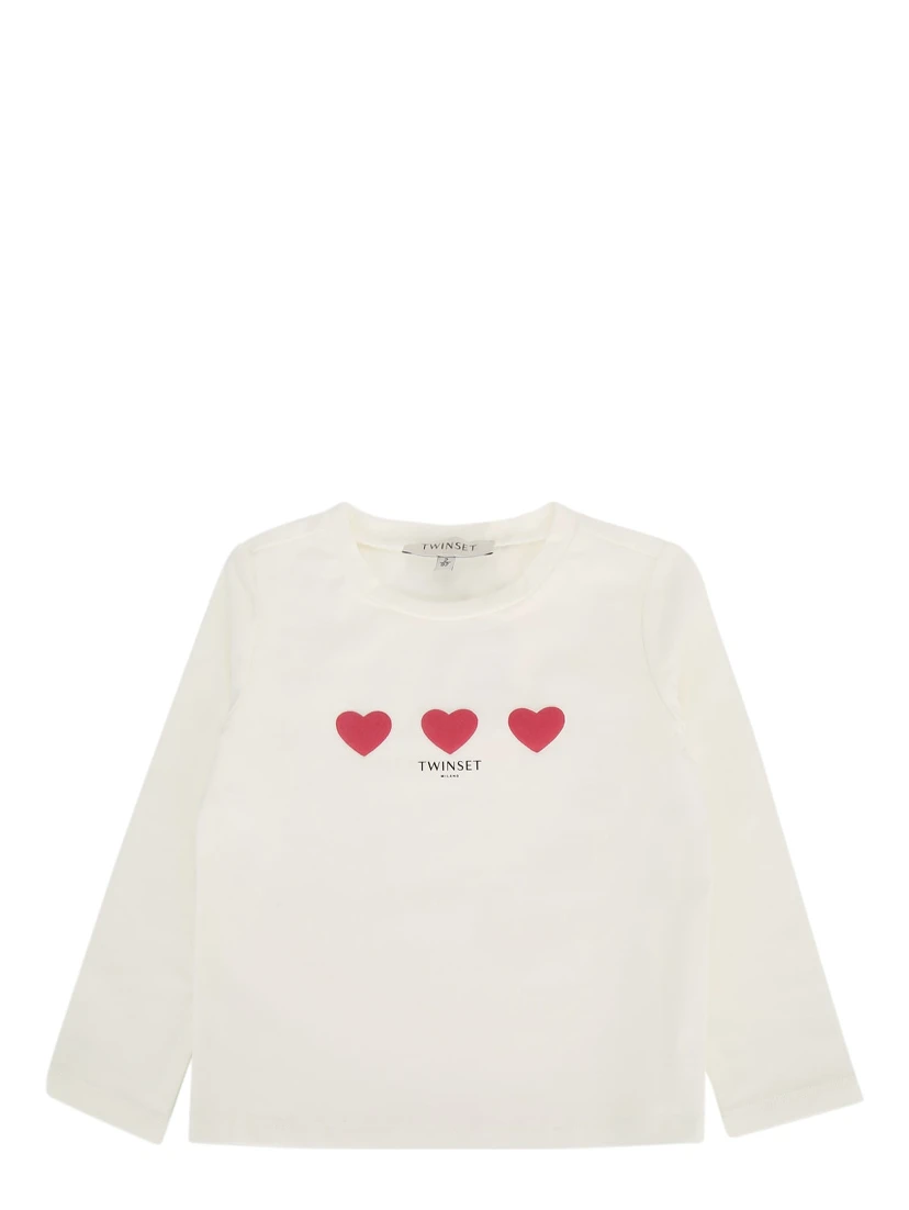 MAGLIA MANICA LUNGA CUORI