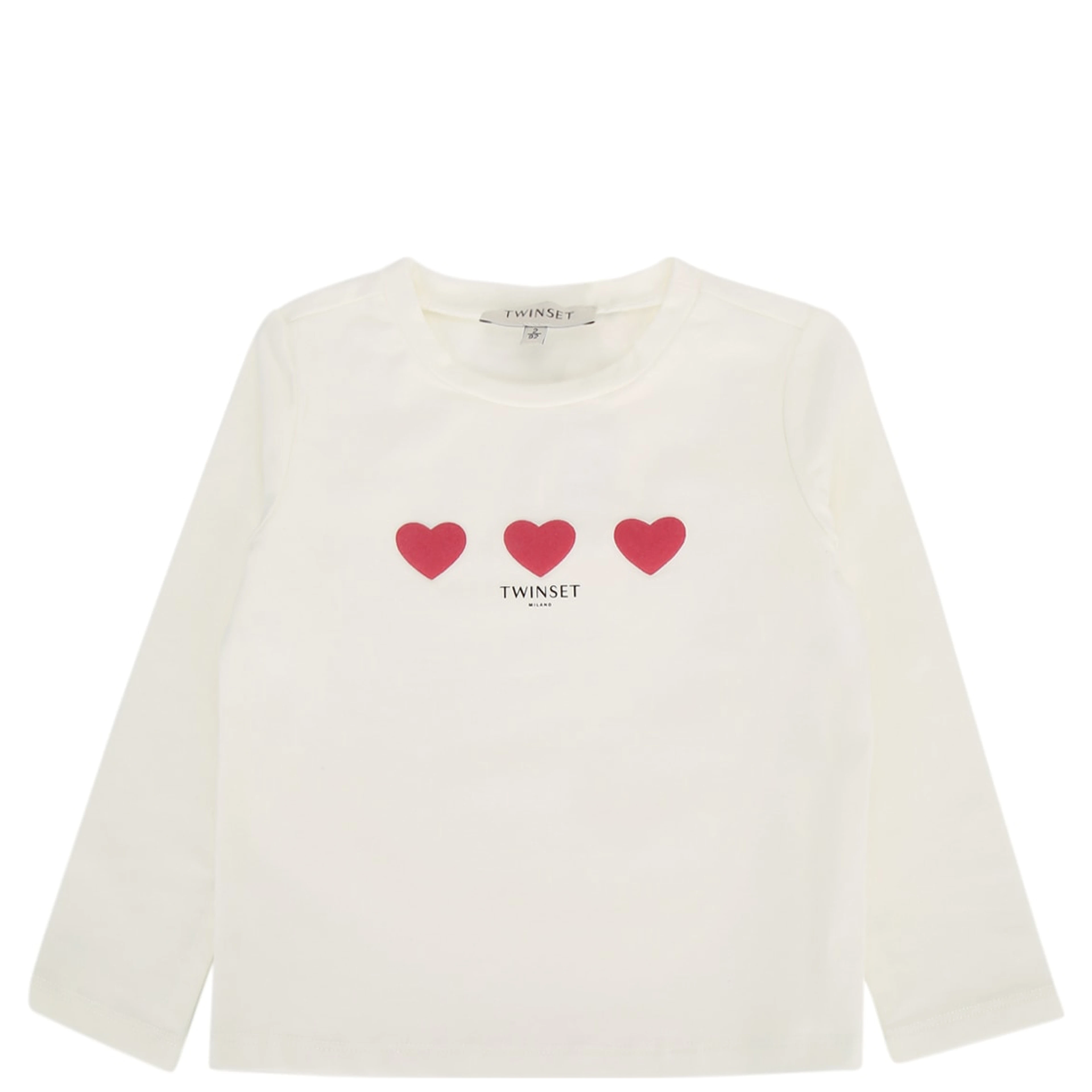 MAGLIA MANICA LUNGA CUORI
