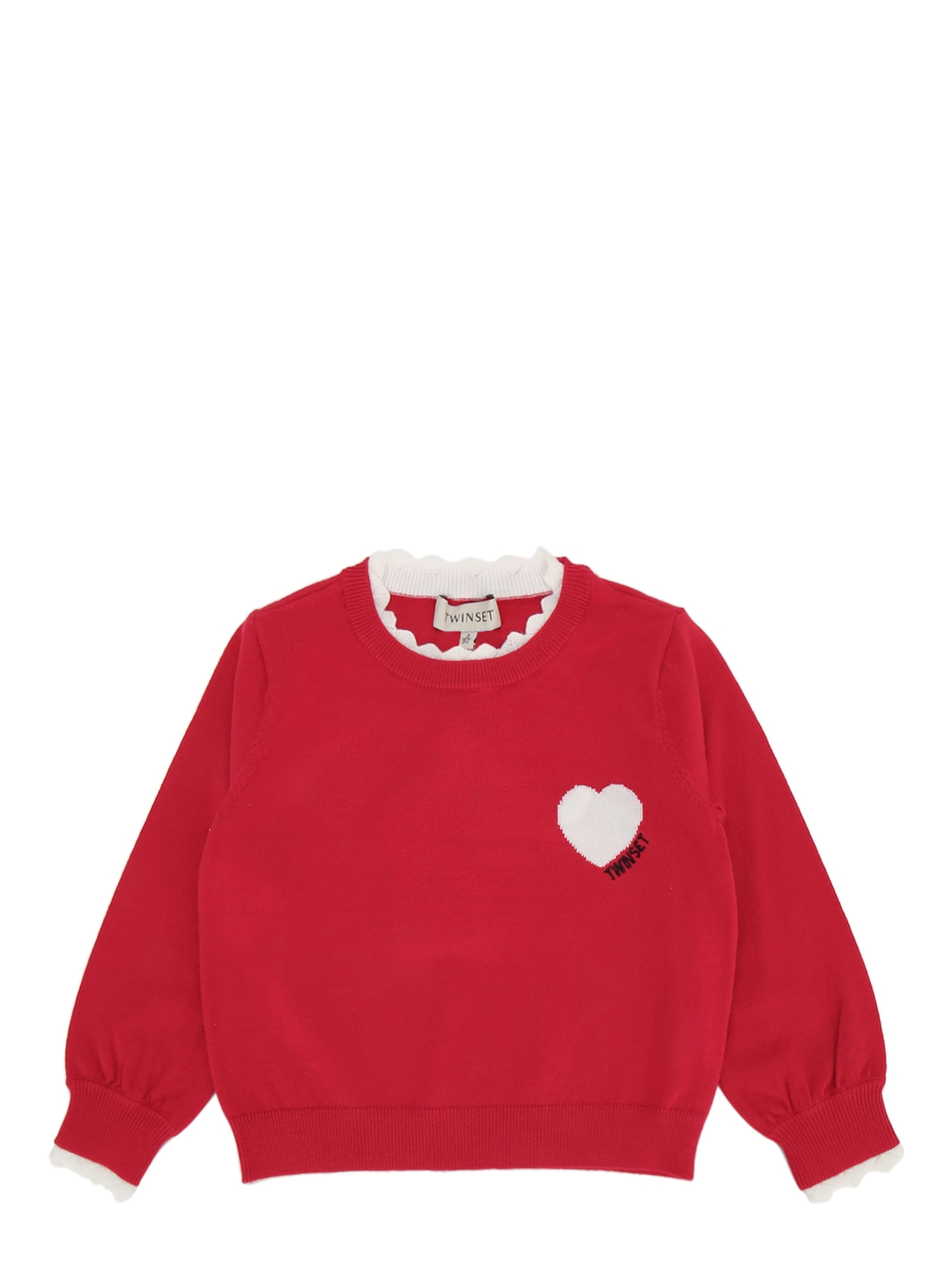 MAGLIA CUORE BIANCO