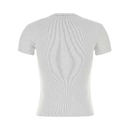 OFF STAMP RIB BASIC TEE WHITE BLACK