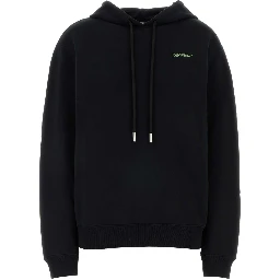 ARROW LEAVES REG HOODIE BLACK - BEECH
