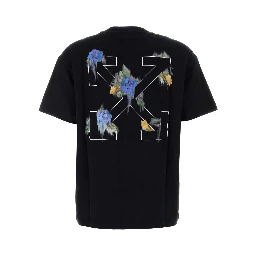 emb arrow out flower reg tee