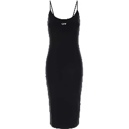 off stamp sleek midi dress