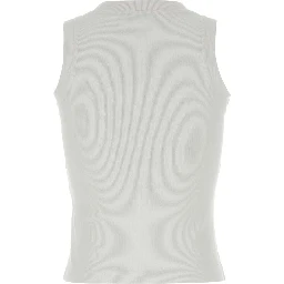 off stamp rib round tank top