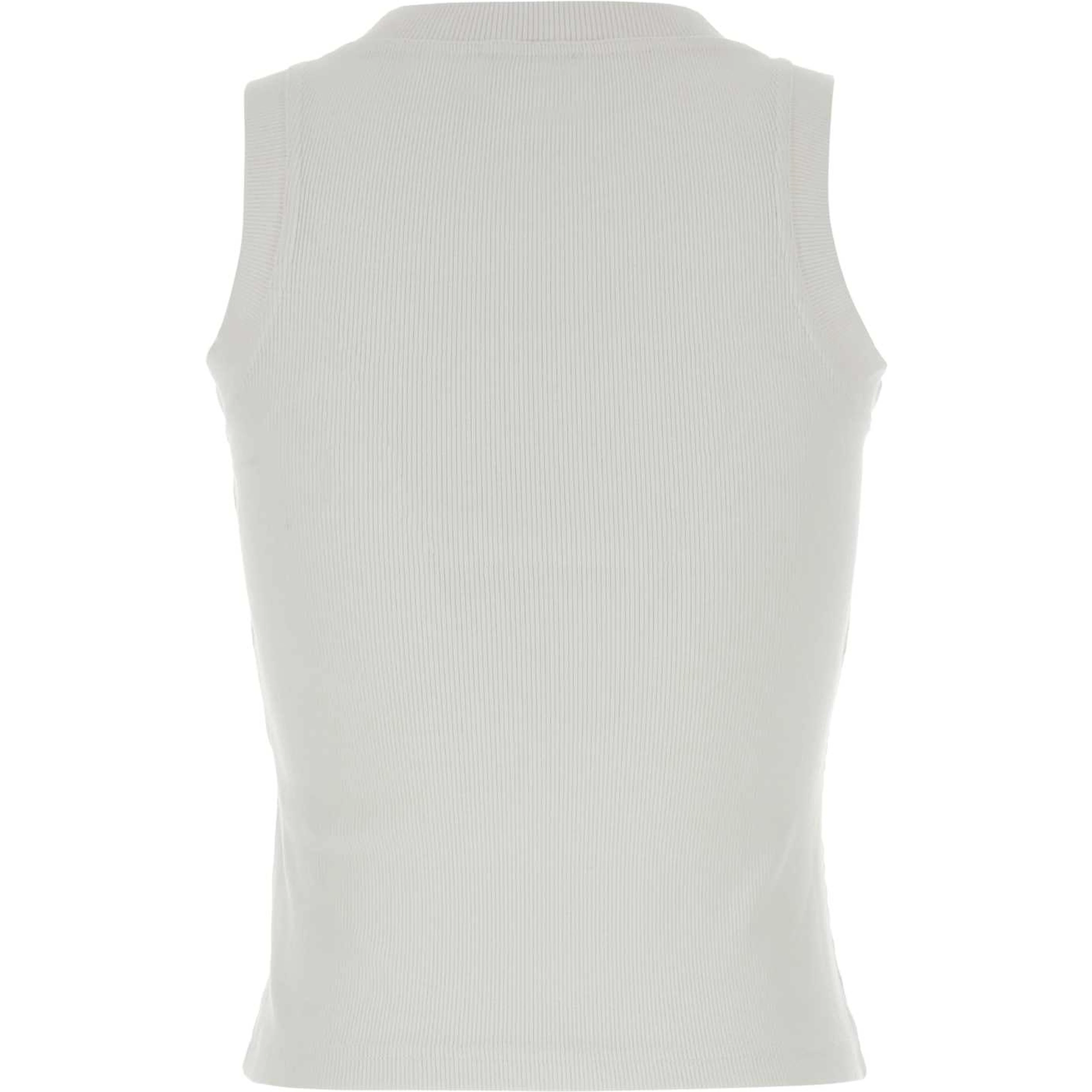 off stamp rib round tank top