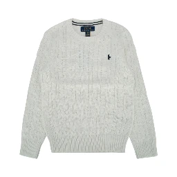 LS CABLE CN-TOPS-SWEATER