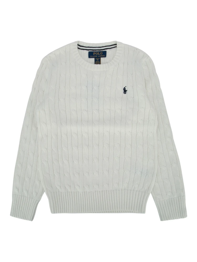 LS CABLE CN-TOPS-SWEATER