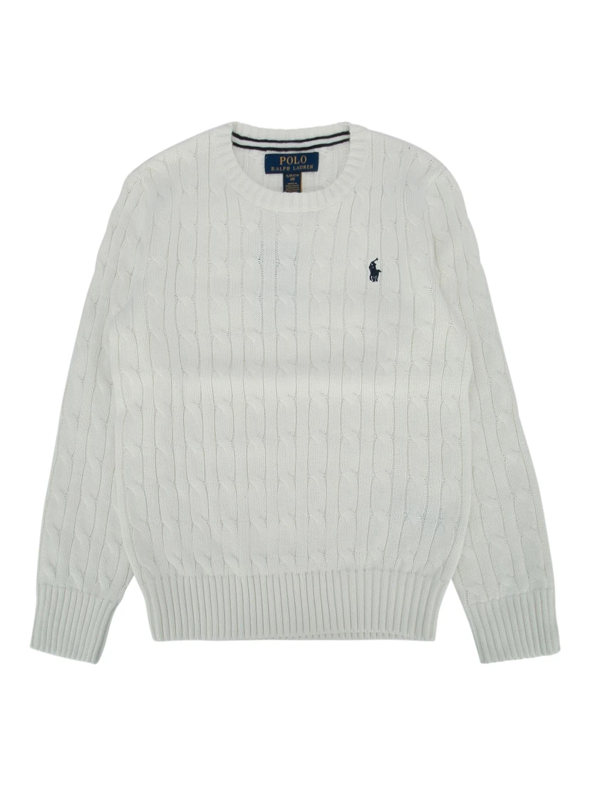 LS CABLE CN-TOPS-SWEATER
