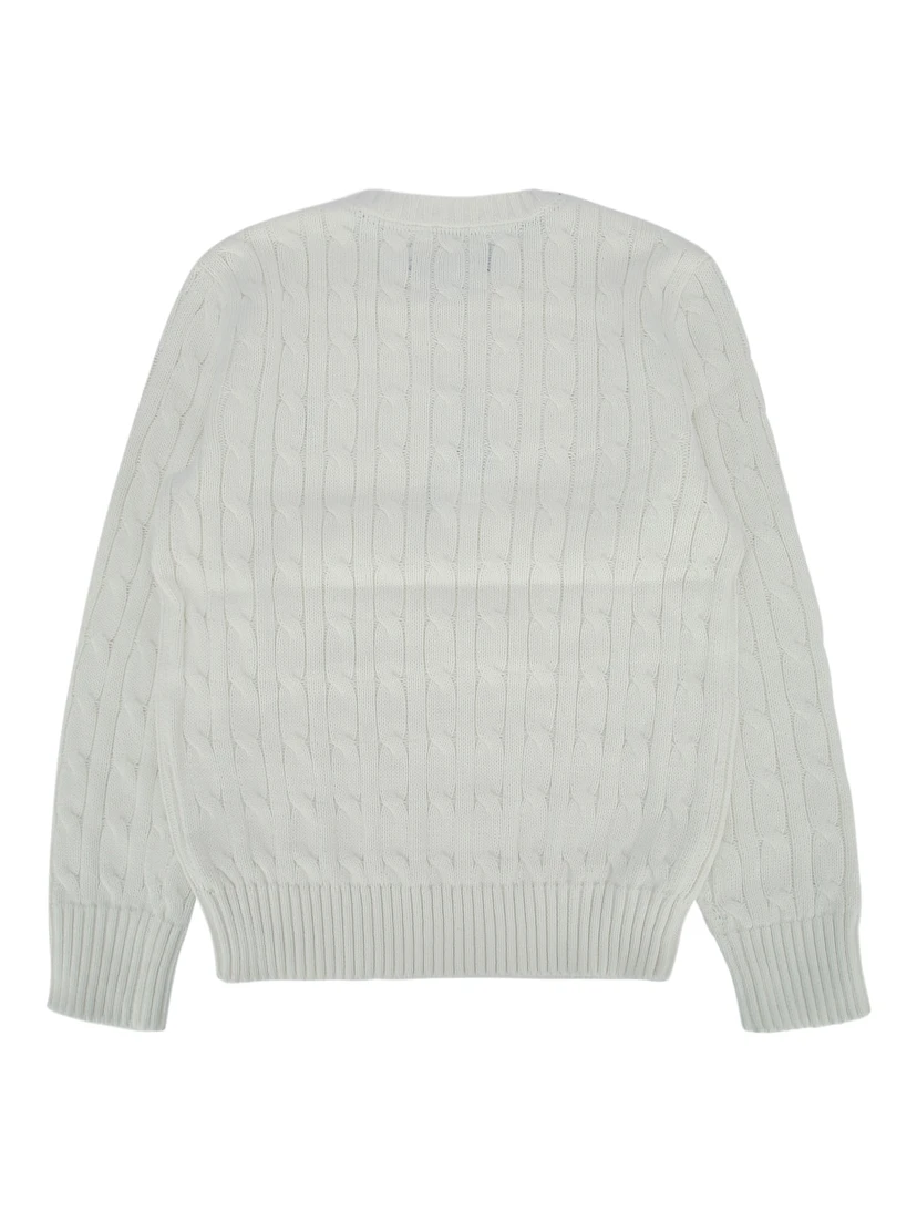 LS CABLE CN-TOPS-SWEATER