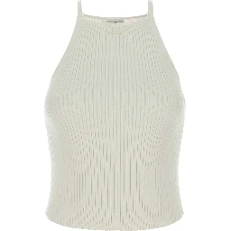 CIRCLE RIB KNIT TOP