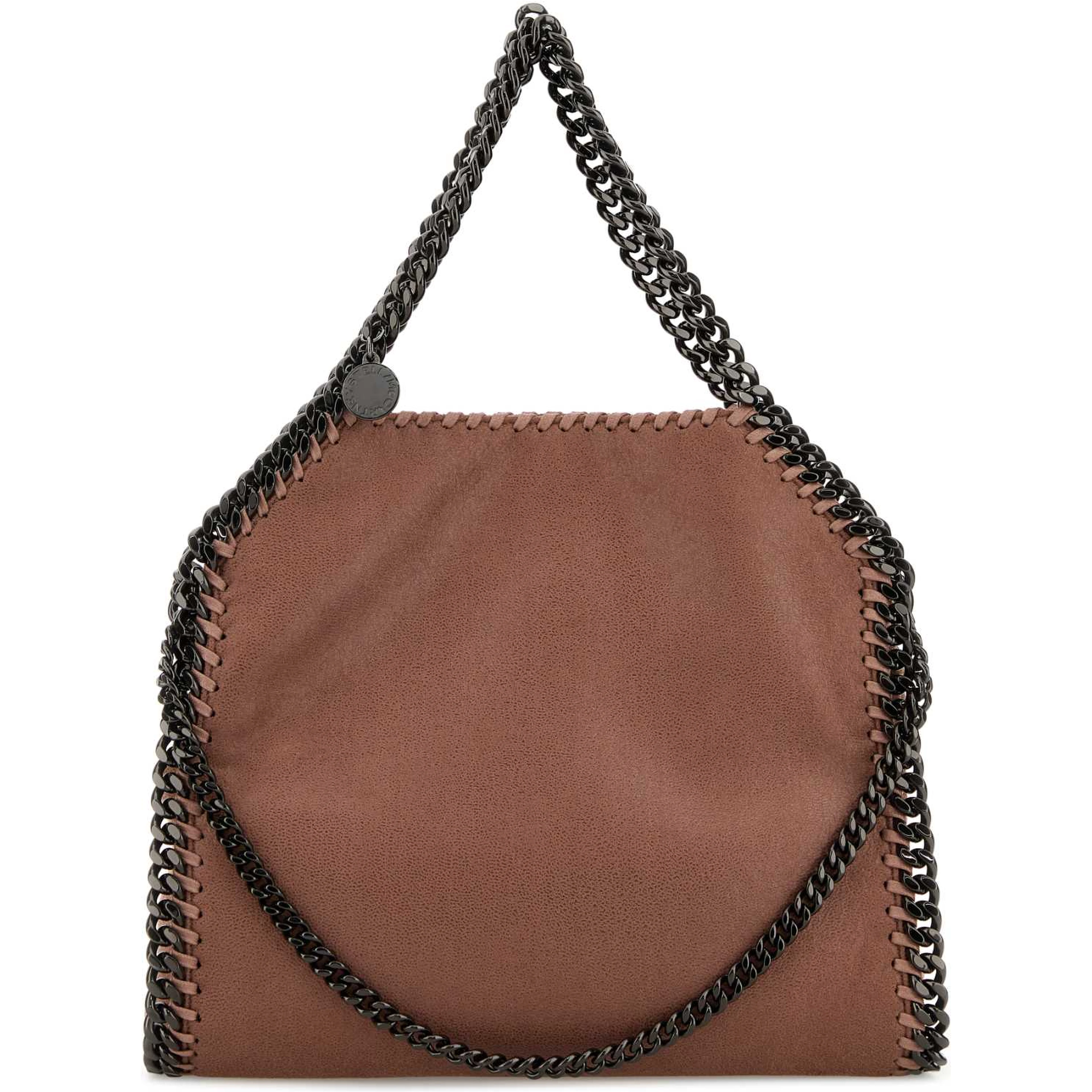 Mini Tote Eco Shaggy Deer W/Dark Ruthenium Color C