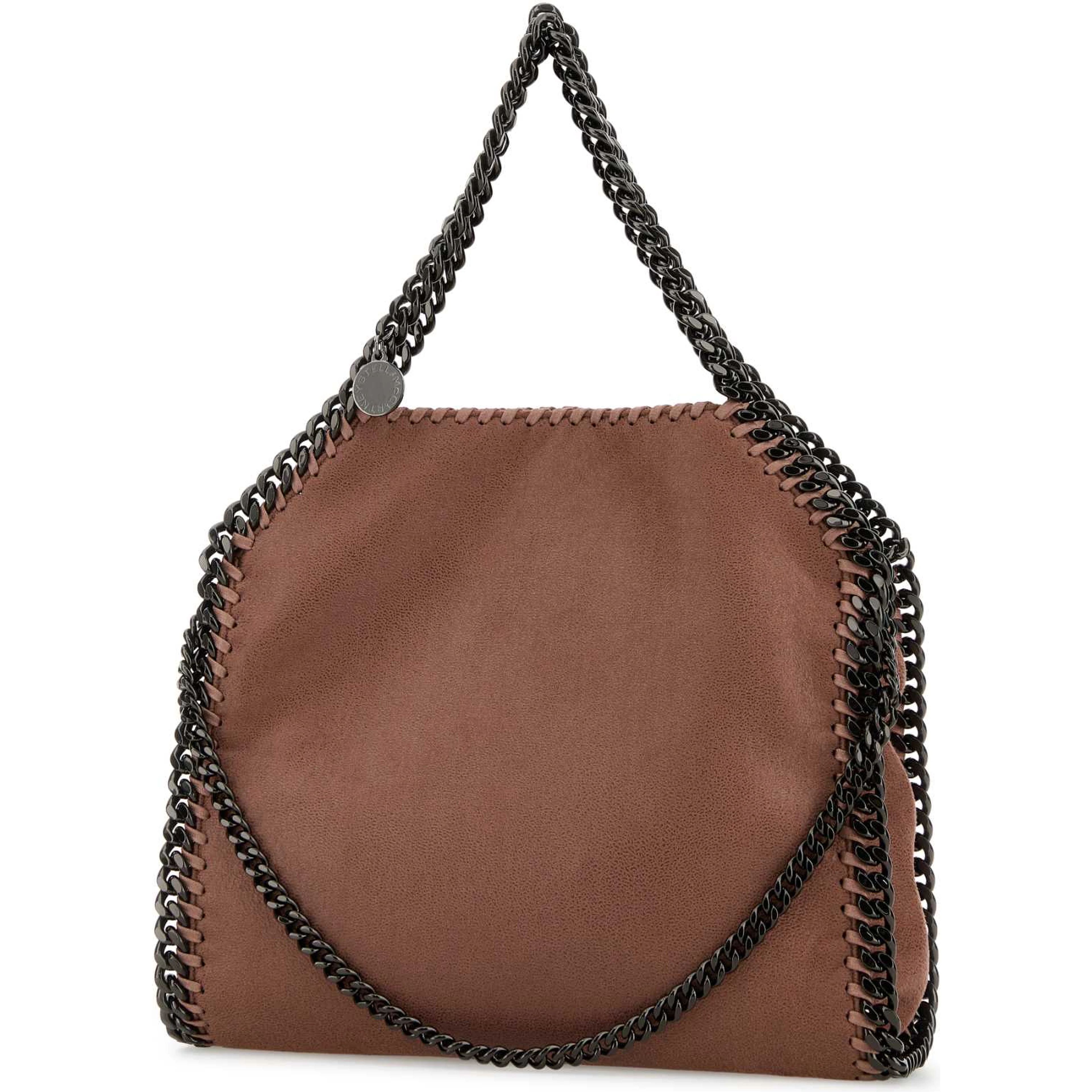 Mini Tote Eco Shaggy Deer W/Dark Ruthenium Color C
