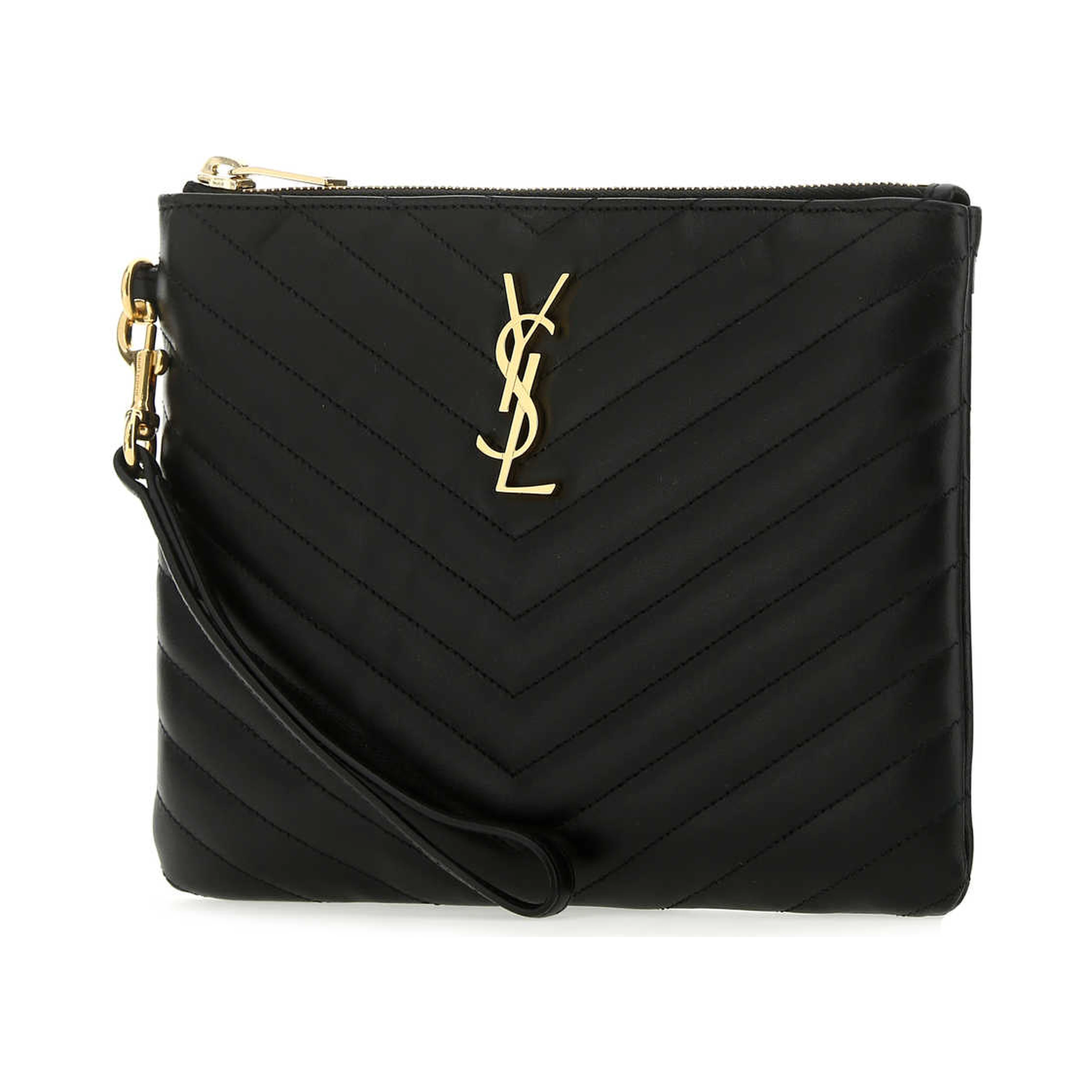 حقيبة YSL أحادية اللون