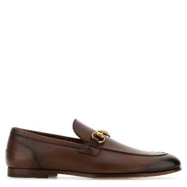 LEATHER UPPER AND SOLE MOCCASIN