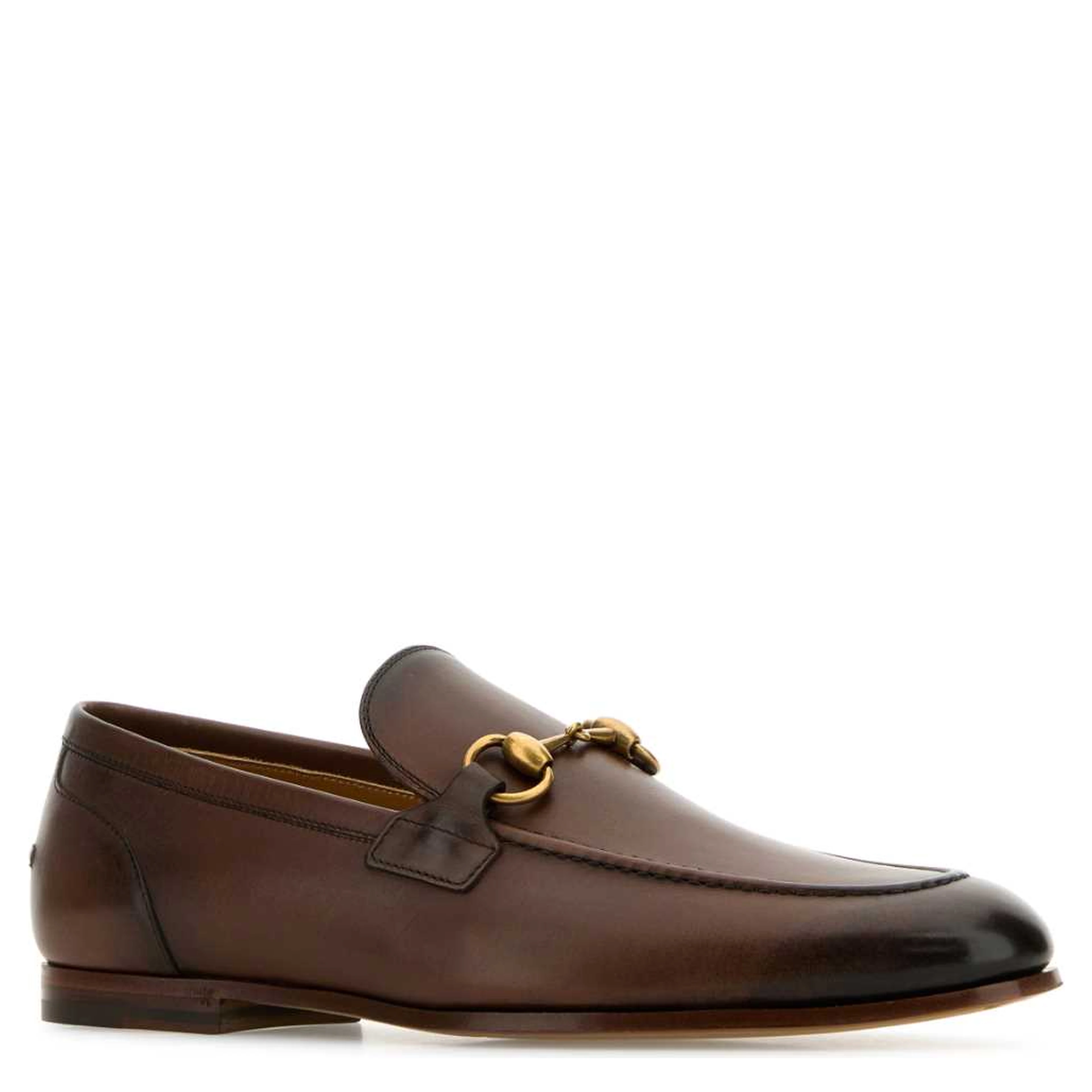 LEATHER UPPER AND SOLE MOCCASIN
