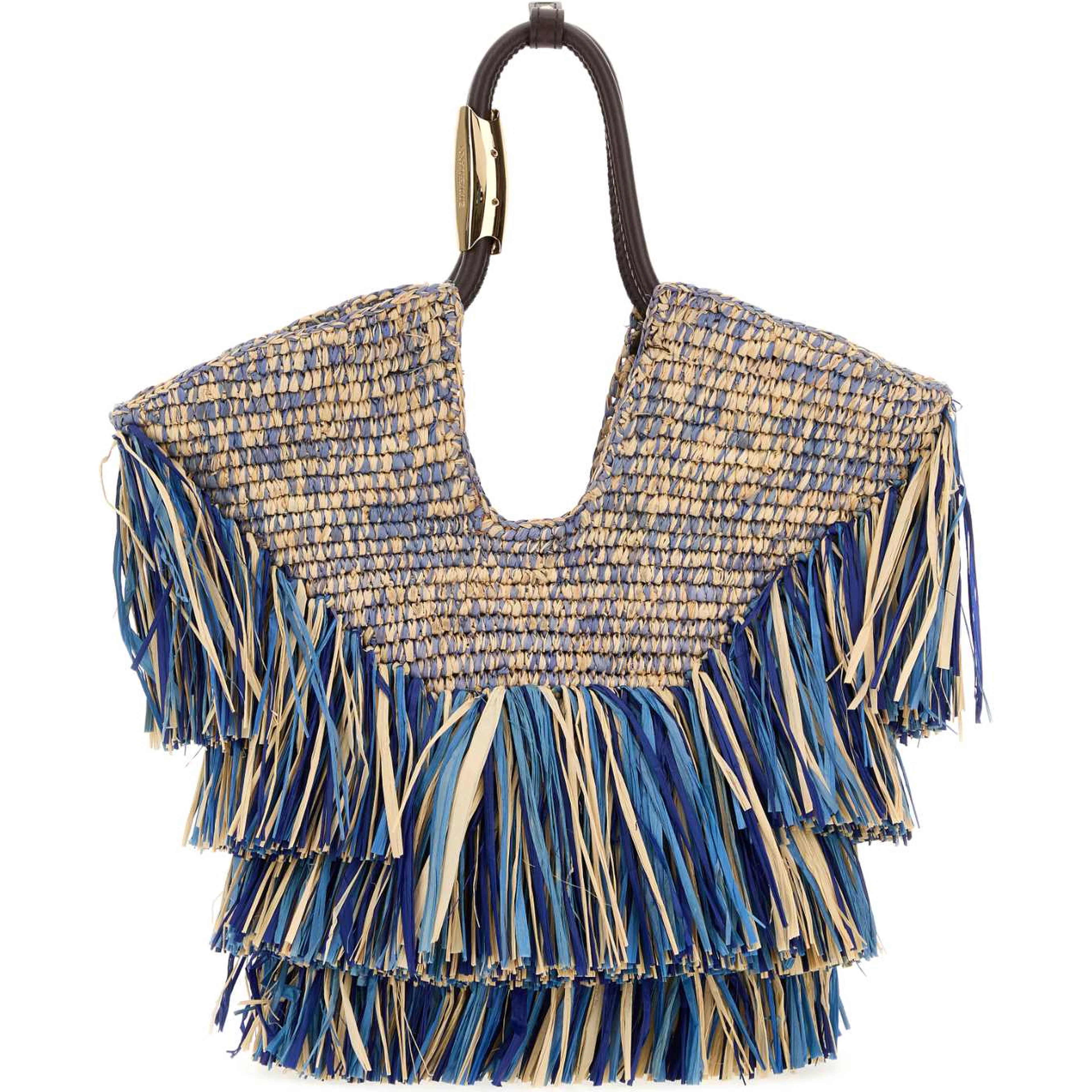 GOLDENTIME SMALL FRINGE TOTE