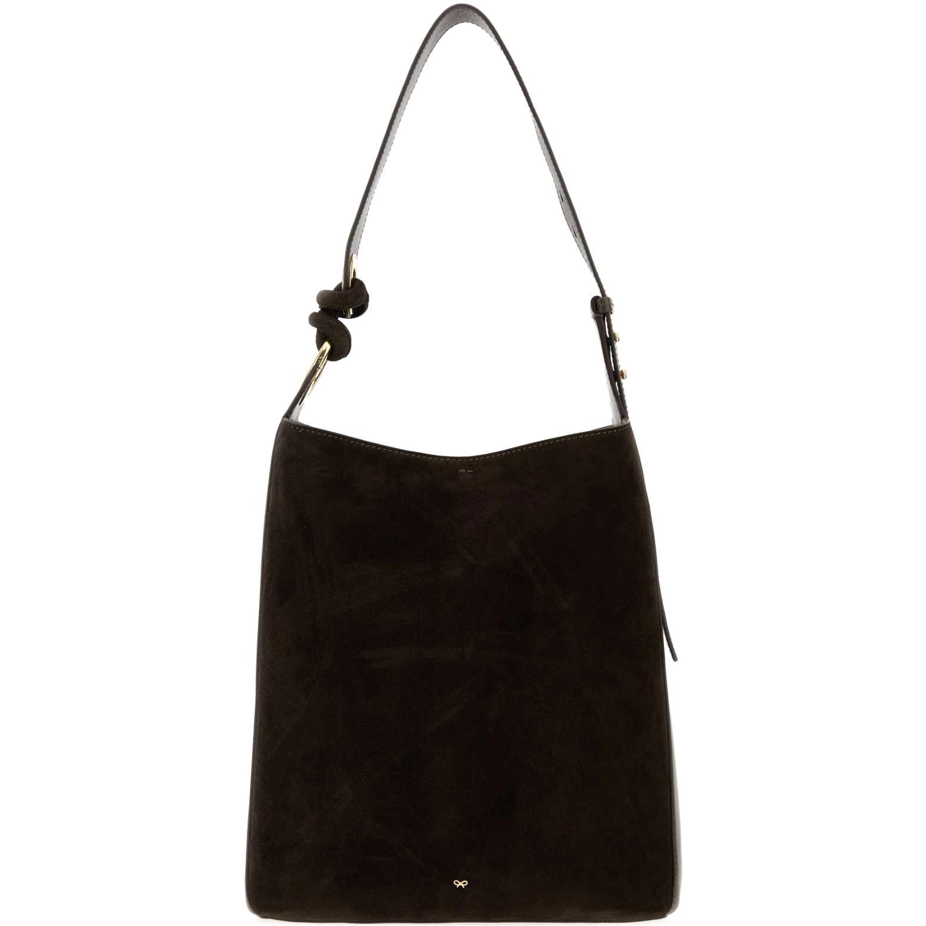 RINGO SHOULDER BAG IN SILKY CALF WITH SUEDE
