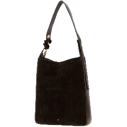 RINGO SHOULDER BAG IN SILKY CALF WITH SUEDE