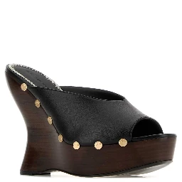 RE26WEDGESANDALSTWOKOLORLEATHER
