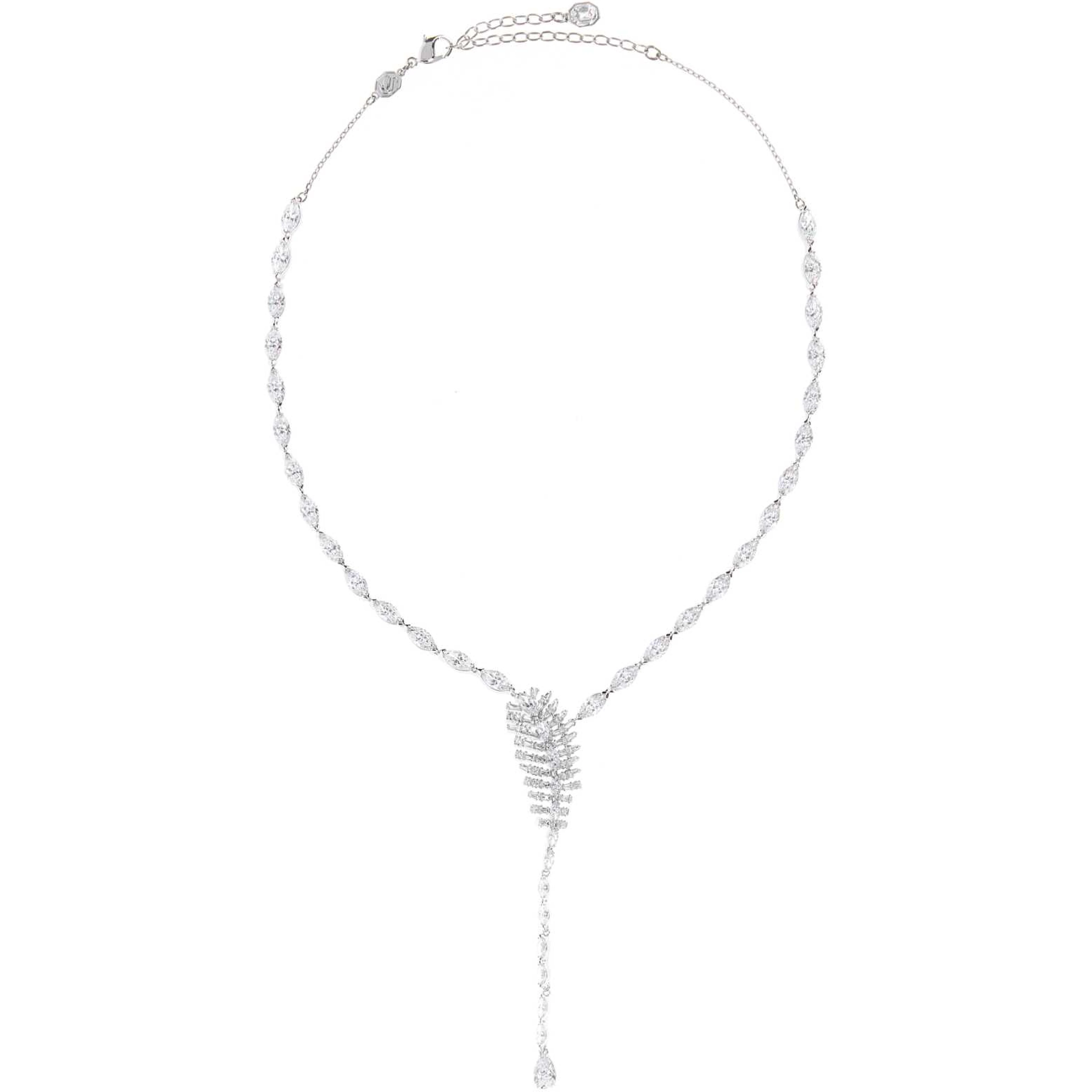 VIENNA:NECKLACE WHI/RHS