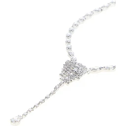 VIENNA:NECKLACE WHI/RHS