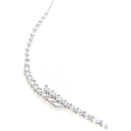 MESMERA:ALL ARD NECKLACE WHI/RHS