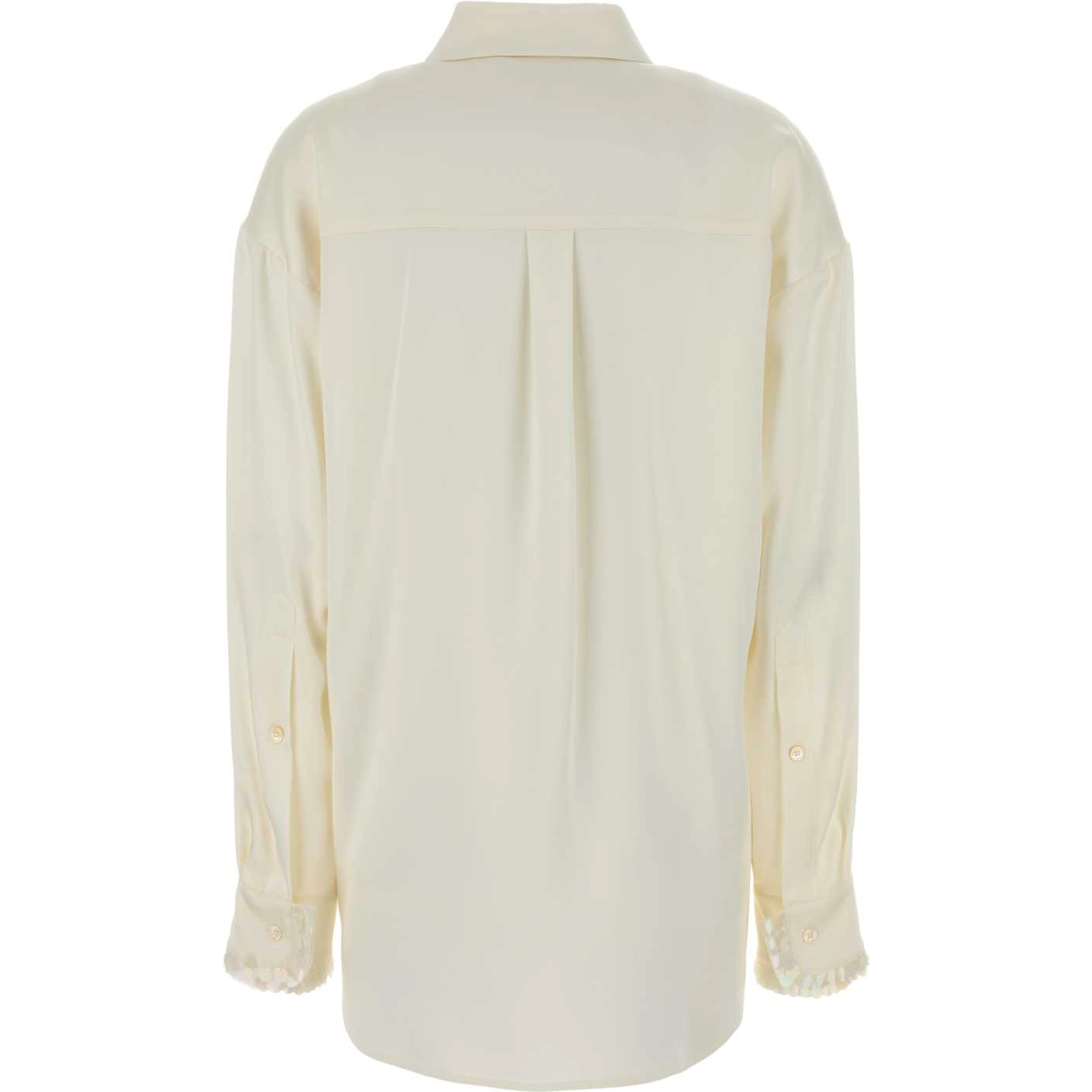 Emb Cuff Satin Pj Top