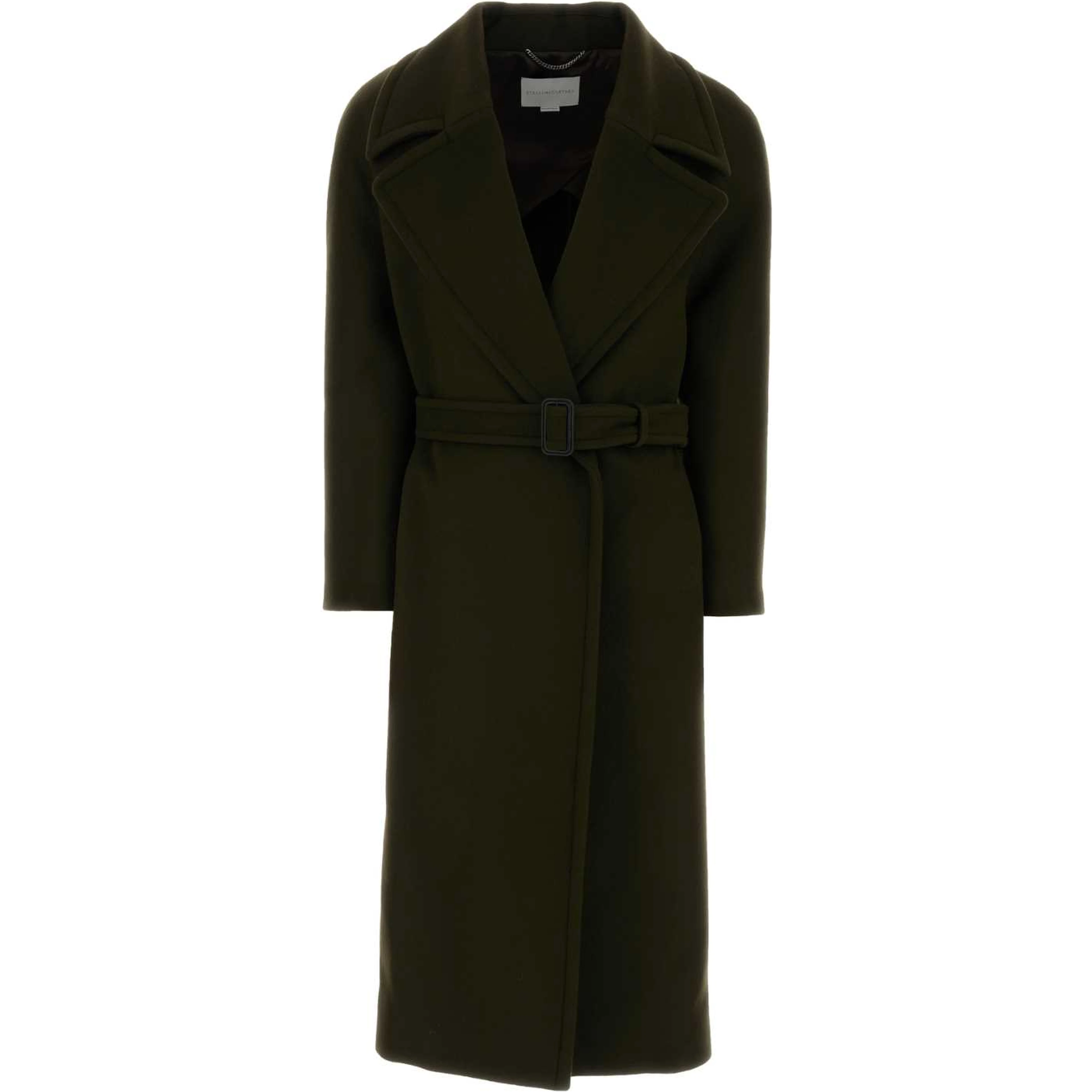 Brushed Wool Long Coat