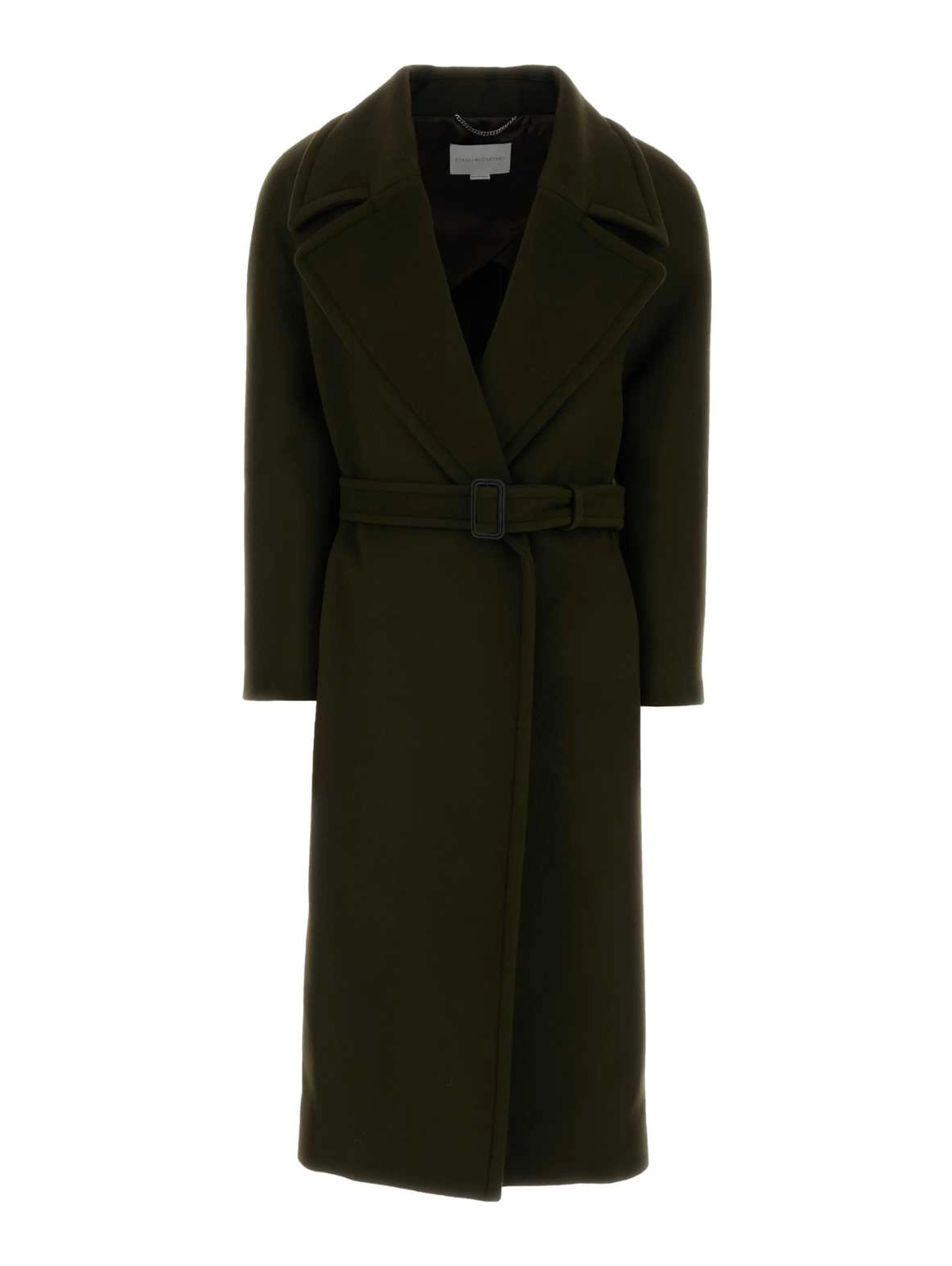 Brushed Wool Long Coat