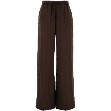 Stars Jacquard Satin Wide-Leg Pants