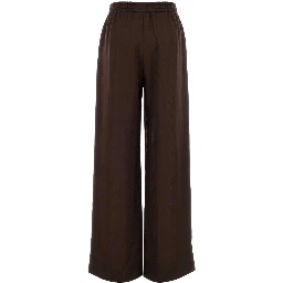Stars Jacquard Satin Wide-Leg Pants