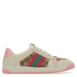 FABRIC UPPER AND RUBBER SOLE SNEAKER