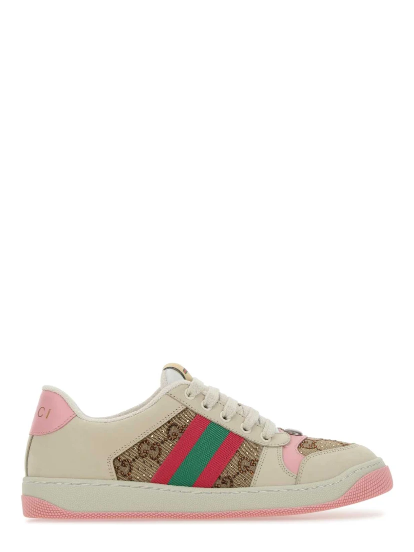 FABRIC UPPER AND RUBBER SOLE SNEAKER