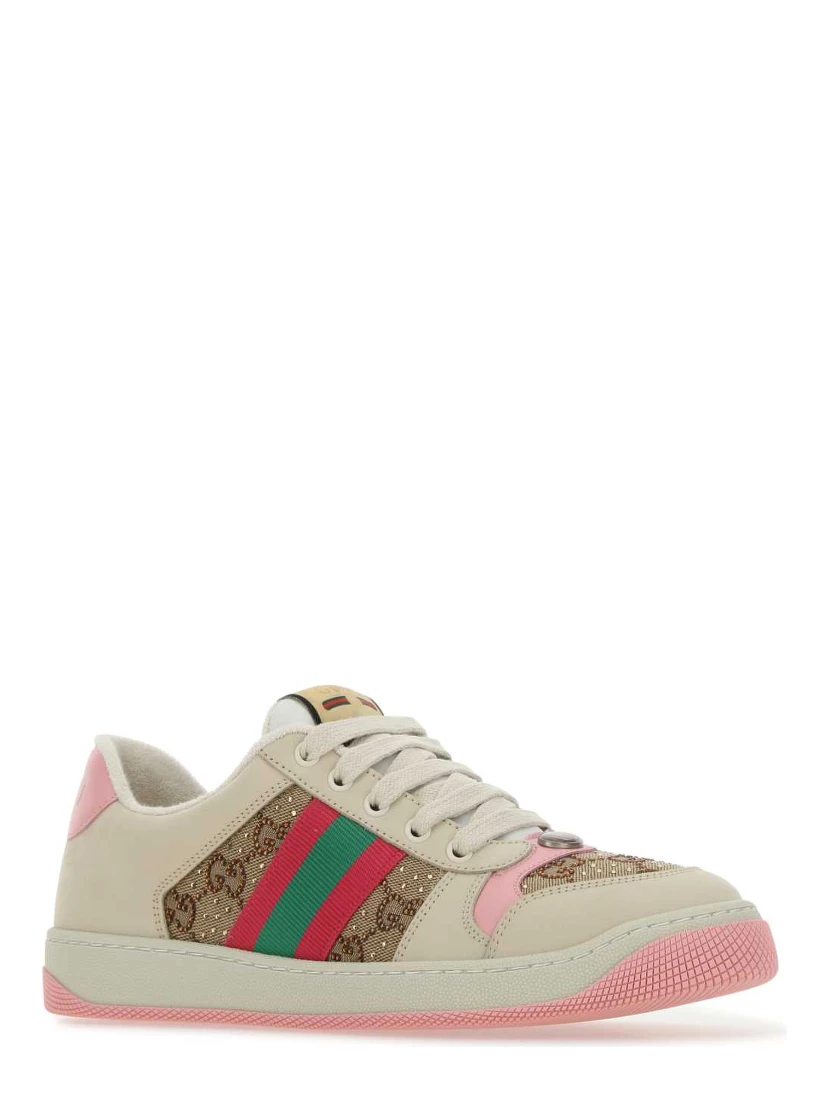 FABRIC UPPER AND RUBBER SOLE SNEAKER