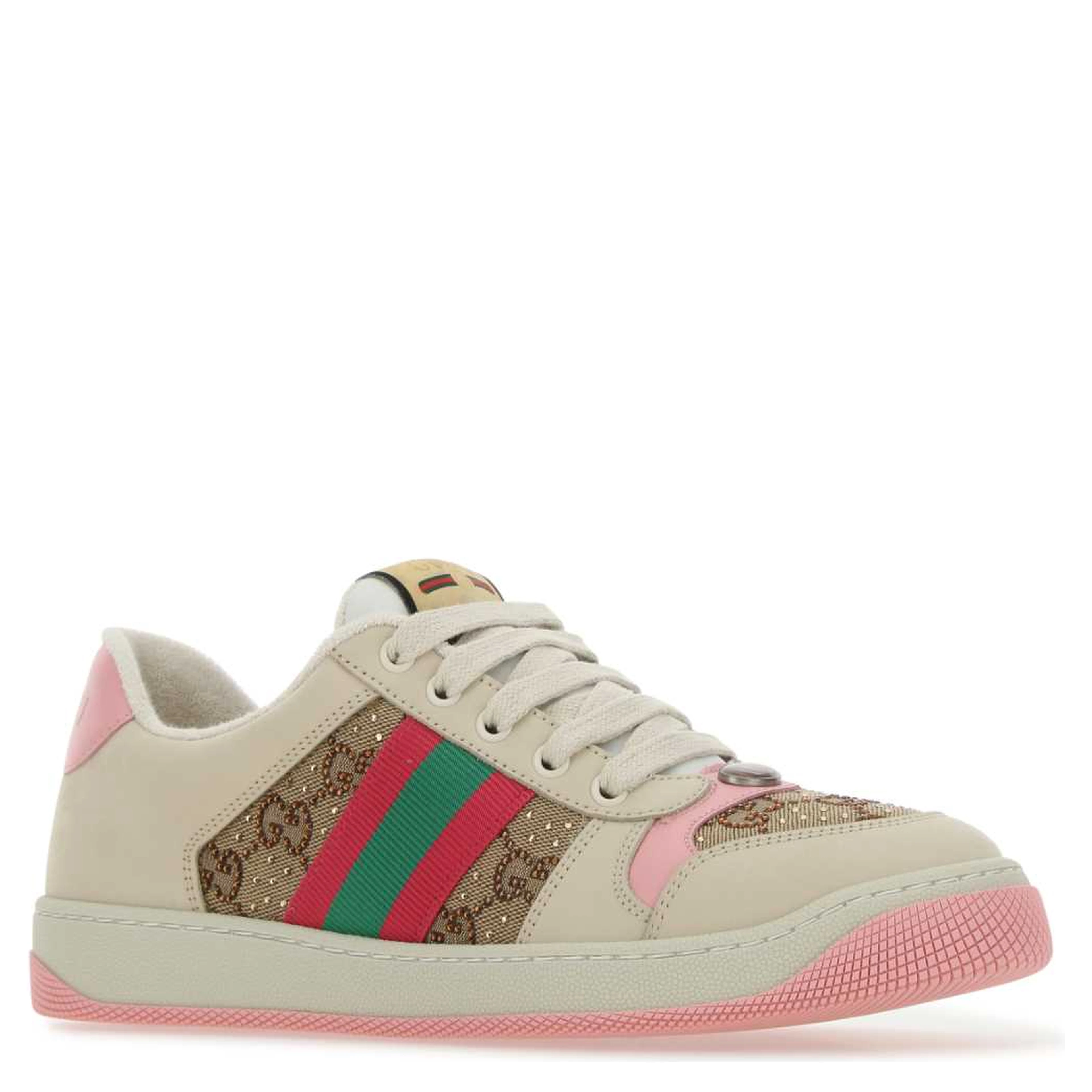 FABRIC UPPER AND RUBBER SOLE SNEAKER