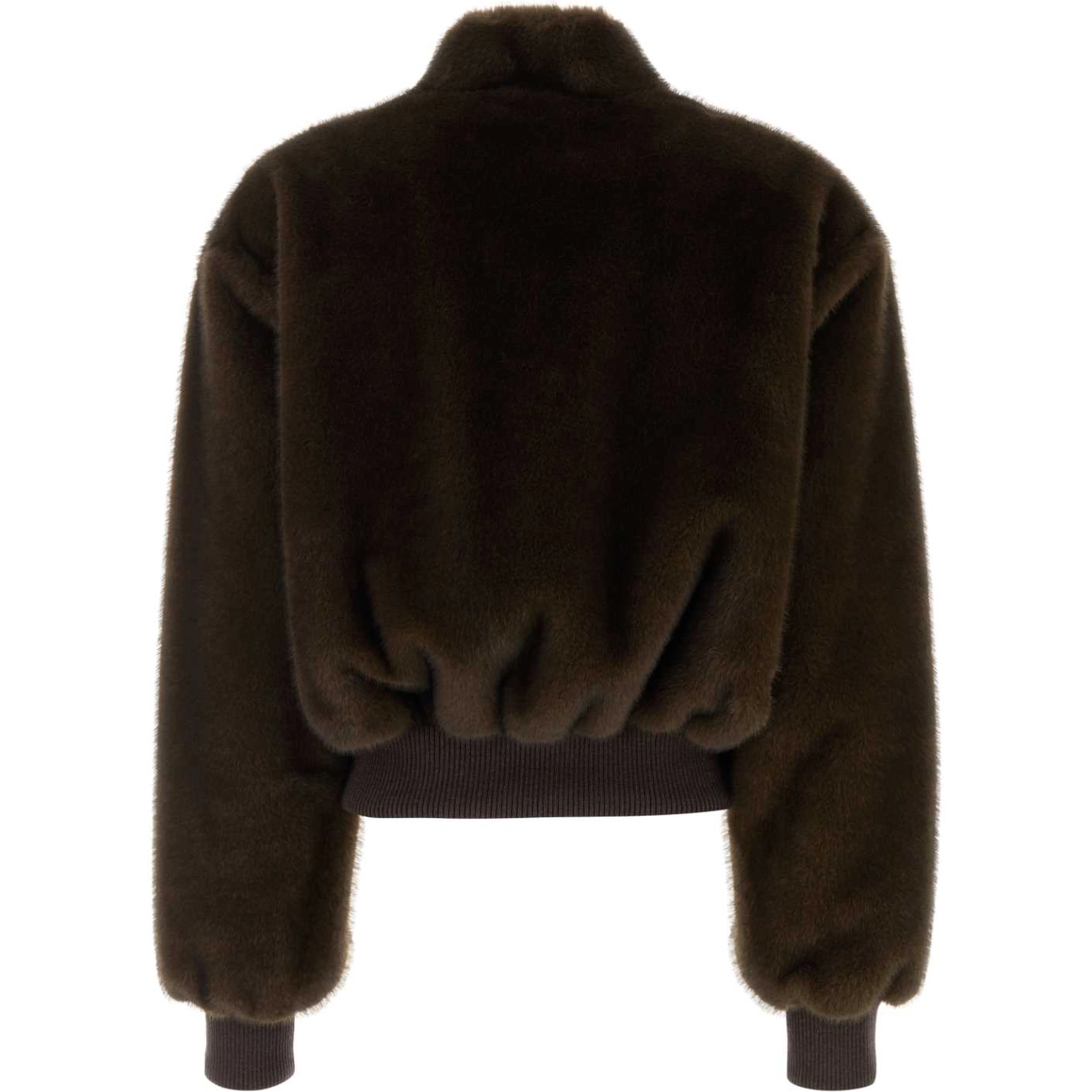 Plush Bomber Jacket
