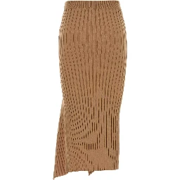 Cotton Ribbed Skirt