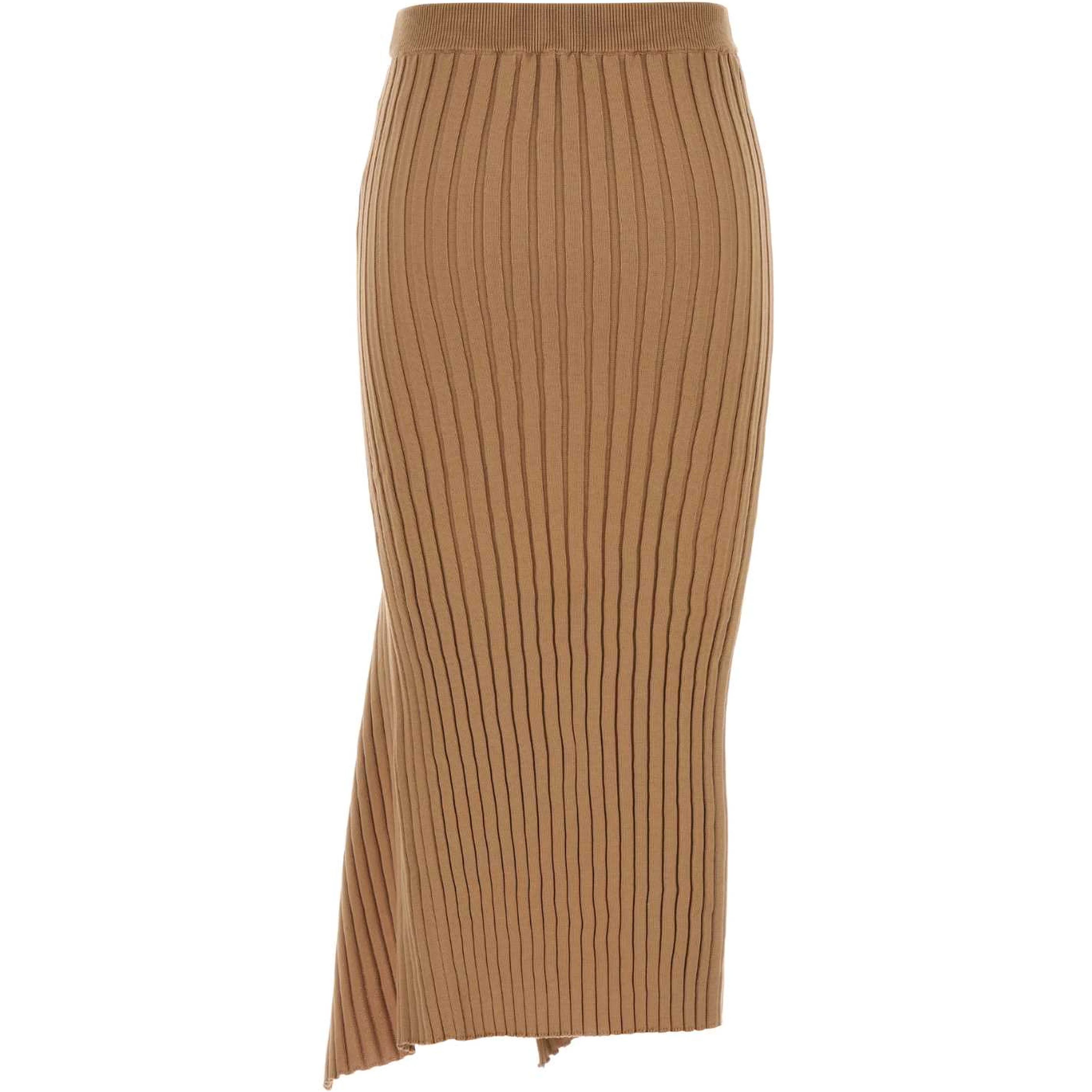 Cotton Ribbed Skirt