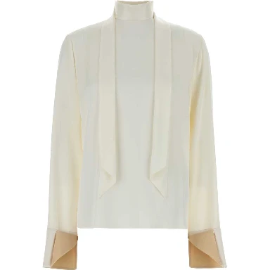 Tie-Back Satin Top