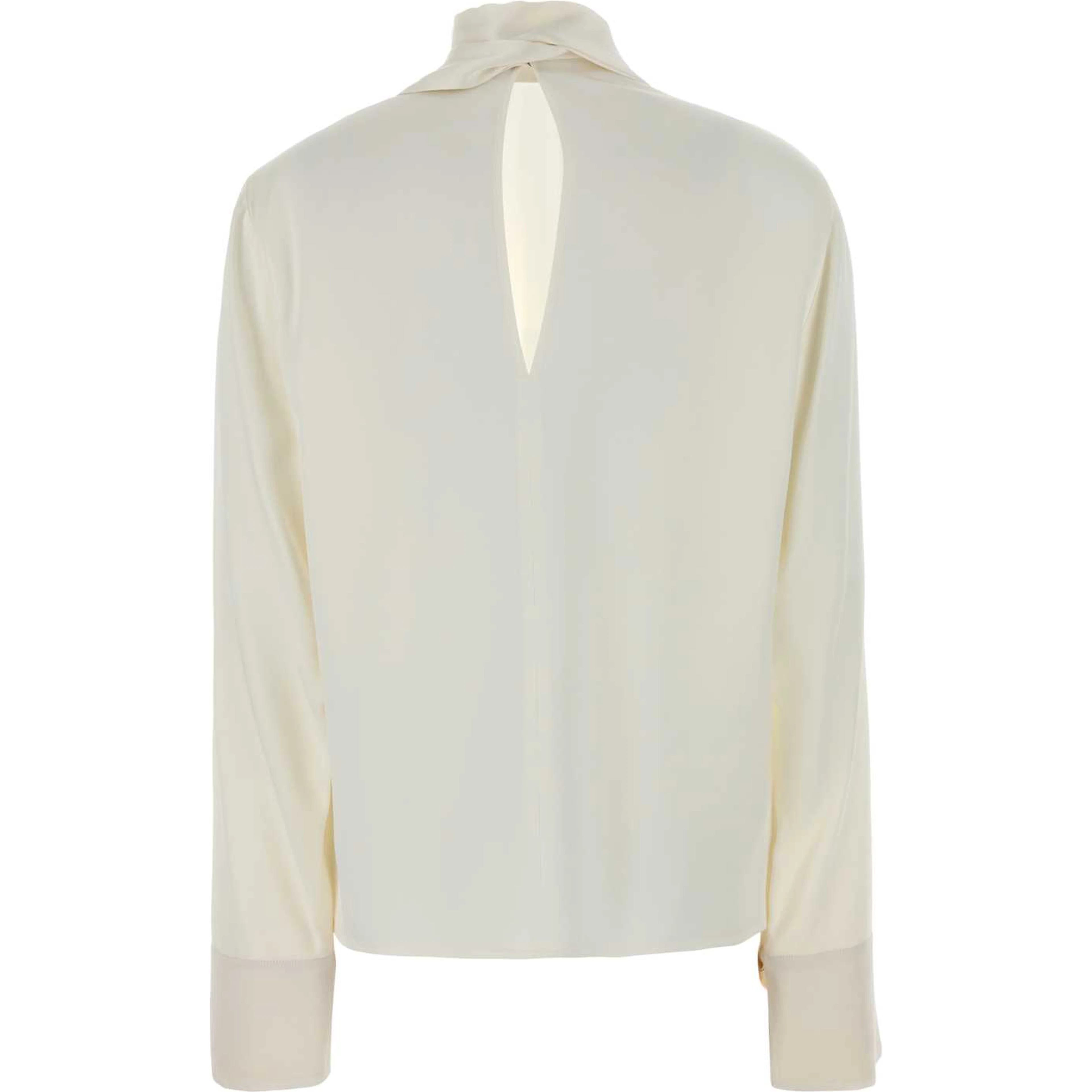 Tie-Back Satin Top