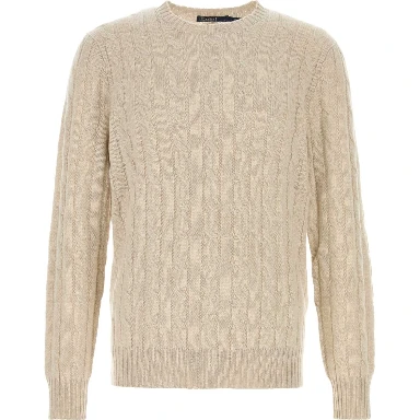 LS CABLE CN-LONG SLEEVE-PULLOVER