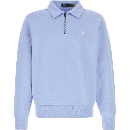 KNIT-HALF ZIP-SWEATSHIRT