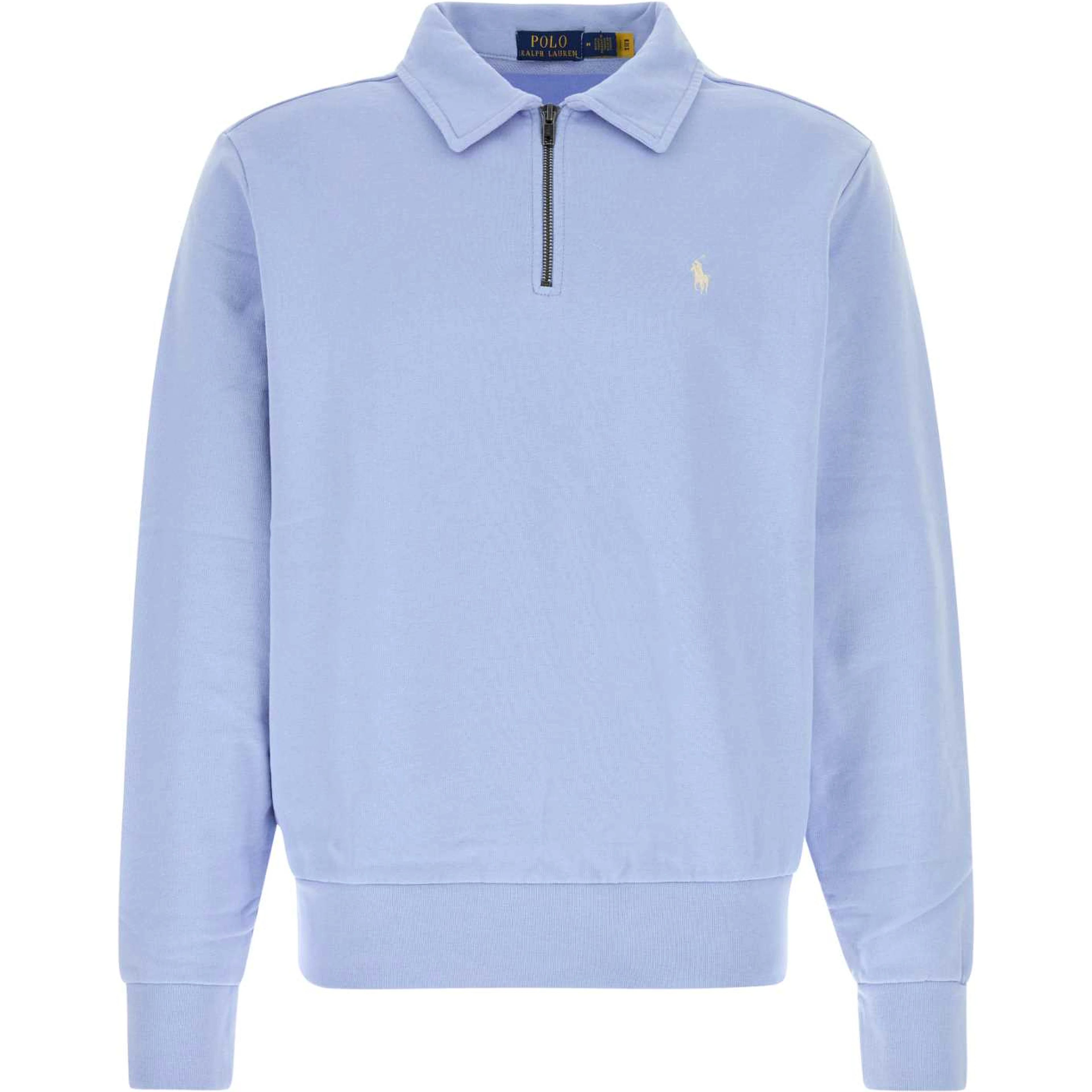 KNIT-HALF ZIP-SWEATSHIRT