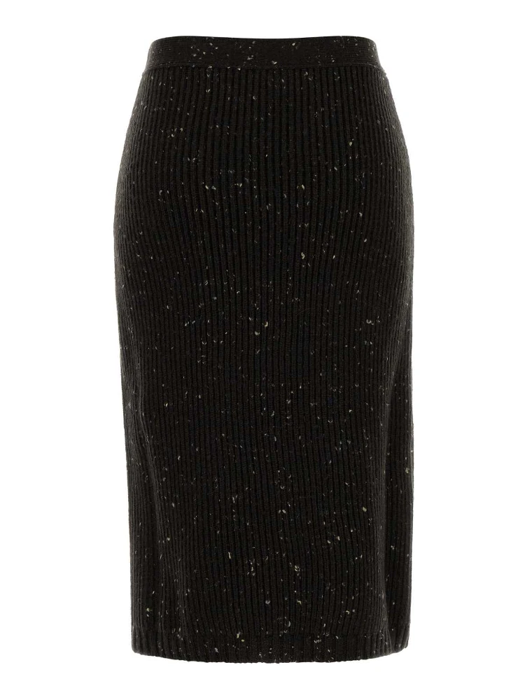 HW WOOL RIB MIDI SKIRT alternative