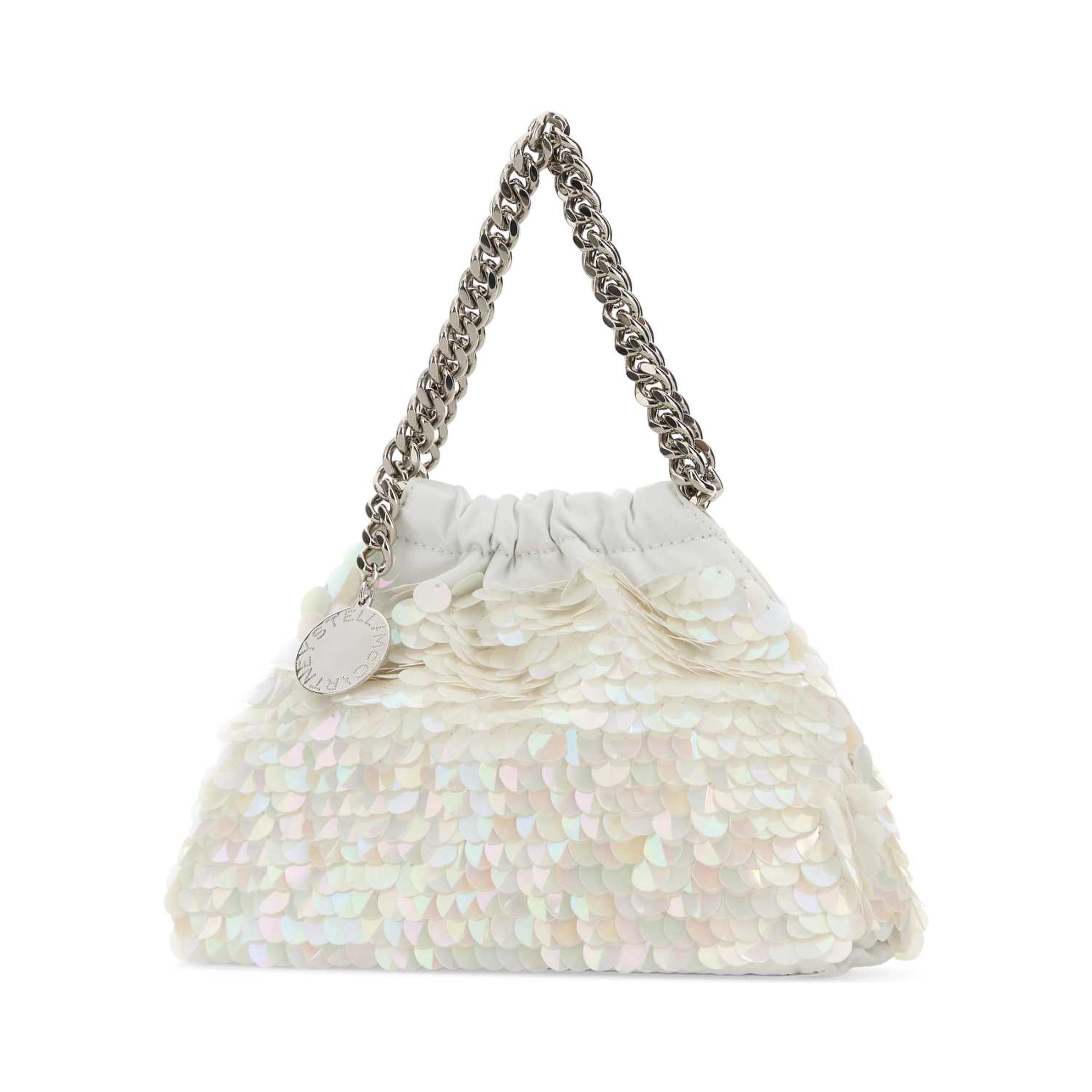 Falabella Mini Drawstring Bag Oversized Sequins On